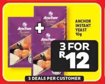 Usave ANCHOR INSTANT YEAST 10g offer
