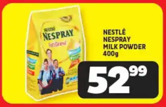 Usave NESTLÉ NESPRAY MILK POWDER 400g offer