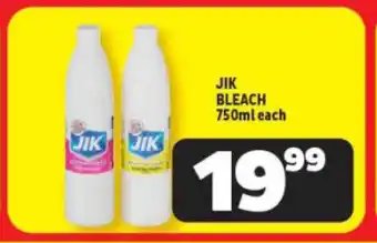 Usave JIK BLEACH 750ml each offer