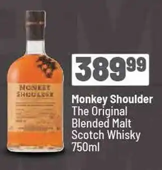 Spar Monkey Shoulder The Original Blended Malt Scotch Whisky 750ml offer