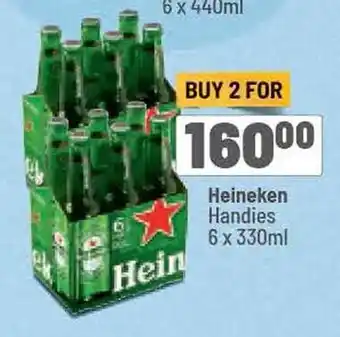 Spar Heineken Handies 6 x 330ml offer