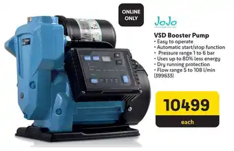 Makro JOJO VSD Booster Pump offer