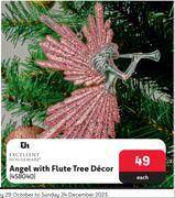 Makro Excellent houseware angel with flute tree decor-each offer