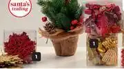 Makro Santa's trading tree decor snowflakes or stars-per 10 pack offer