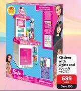 Makro Barbie kitchen with lights & sounds offer