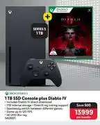 Makro Xbox series x 1tb ssd console plus diablo iv-per bundle offer