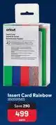 Cricut insert card rainbow 850001562