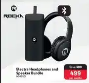 Makro Rocka electra headphones & speaker bundle-per bundle offer