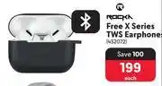 Rocka free x series tws earphones-each