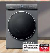 Makro Hisense 12kg front loader washing machine wfqr1214vajmwt offer