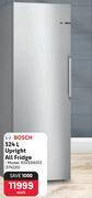 Makro Bosch 324l upright all fridge ksv33ni31z offer