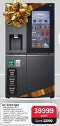 Makro Lg 671ltr side by side fridge gcx257cqfs offer