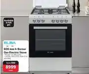 Makro Elba 600mm 4 burner gas electric stove 04-66cl442 460385 offer