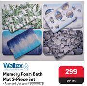 Waltex memory foam bath mat 2-piece set 850000179-per set offer at Makro