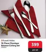 Makro Russell hobbs 16-piece classique balance cutlery set 335043-per set offer