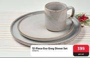 Makro 12-piece evo grey dinner set 455875-per set offer