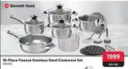 Bennett read 16-piece finesse stainless steel cookware set 389556-per set