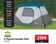 Makro Campmaster 4 person instant tent offer