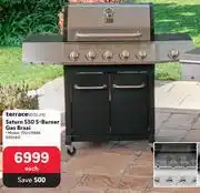 Terrace leisure saturn 530 5-burner gas braai 720-0968k