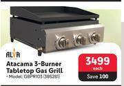 Makro Alva atacama 3-burner tabletop gas grill gbpr103 offer