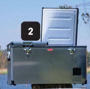 Makro Snomaster 66l low profile fridge/freezer 12v/220v 380423-each offer