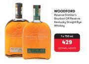 Makro Woodford reserve distiller's bourbon or reserve kentucky straight rye whiskey 2011464,435107-1x750ml offer
