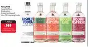 Makro Absolut imported blue, watermelon, grapefruit infused, lime or raspberry vodka-750ml offer