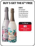 Makro Kwv annabelle cuvee blanche, cuvee blanche non alcoholic or cuvee rose-750ml offer