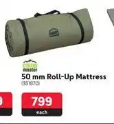 Campmaster 50mm roll up mattress-each