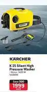 Karcher k25 silent high pressure washer 453899