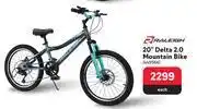 Raleigh 20 delta 2.0 mountain bike-each