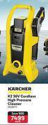 Makro Karcher k2 36v cordless high pressure cleaner 453877 offer