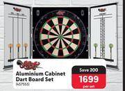 Makro Aluminium cabinet dart board set-per set offer