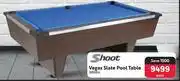 Shoot vegas slate pool table-each