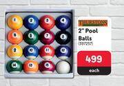 Makro Thustons 2 pool balls-each offer