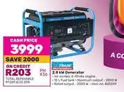 Game Trade professional 2.8kw generator offer