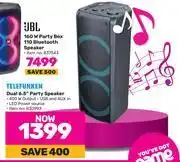 Game Telefunken dual 6.5 party speaker offer