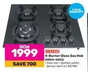 Game Goldair 4 burner glass gas hob gbgh-4002 offer