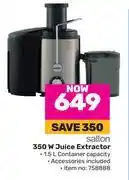 Game Salton 350w juice extractor offer