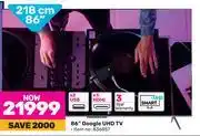 Game Skyworth 86 (218cm) google uhd tv offer