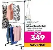 Game Mainstays in line double rail offer