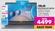 Game Asus intel celeron laptop offer
