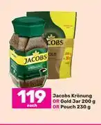 Game Jacobs kronung or gold jar 200g or pouch 230g-each offer