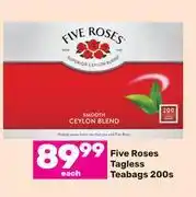 Game Five roses tagless teabags-200s each offer