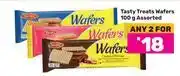 Tasty treats wafers assorted-for any 2 x 100g