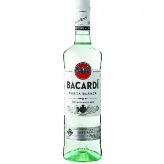Bacardí carta blanca rum (1x750ml)