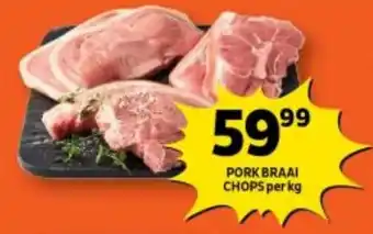 Shoprite PORK BRAAI CHOPS offer