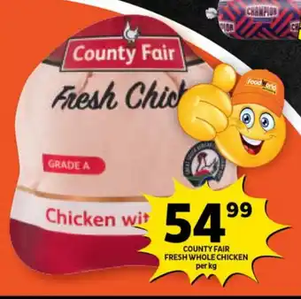 Shoprite COUNTY FAIR FRESH WHOLE CHICKEN offer