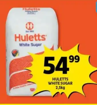 Shoprite HULETTS WHITE SUGAR 2,5kg offer
