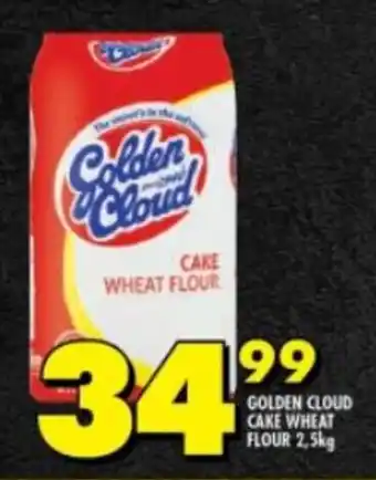 Shoprite GOLDEN CLOUD CAKE WHEAT FLOUR 2,5kg offer